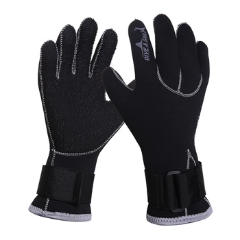 

1 Pair Scuba Diving Gloves Men Women Waterproof Touchscreen, Five Finger Water Winter Fishing Snorkeling Mittens