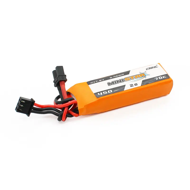 4 шт CNHL MiniStar 450 mAh 7 V 2 S 70C Lipo батарея с XT30U вилкой|lipo 2s|lipo battery 7.4vlipo |