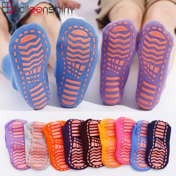 

Balleenshiny Spring Summer Breathable Non-slip Floor Socks Boy Girl Socks Home Baby Kids Socks Cotton Candy Color Ankle Socks