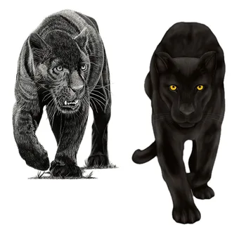 Three Ratels CX13 팬더 비스트 보이 스티커, 맞춤형 자기 접착 벽 스티커, 집 장식용