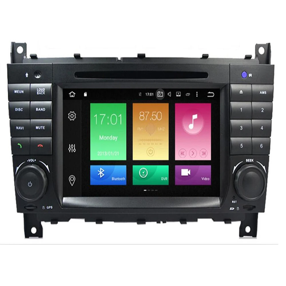 Sale Two Din Car Multimedia Player Android 9.0 8 core DVD Player For Mercedes/Benz/W203/CLK200/CLK22/C180/C200 GPS Radio FM 4GB 64GB 4