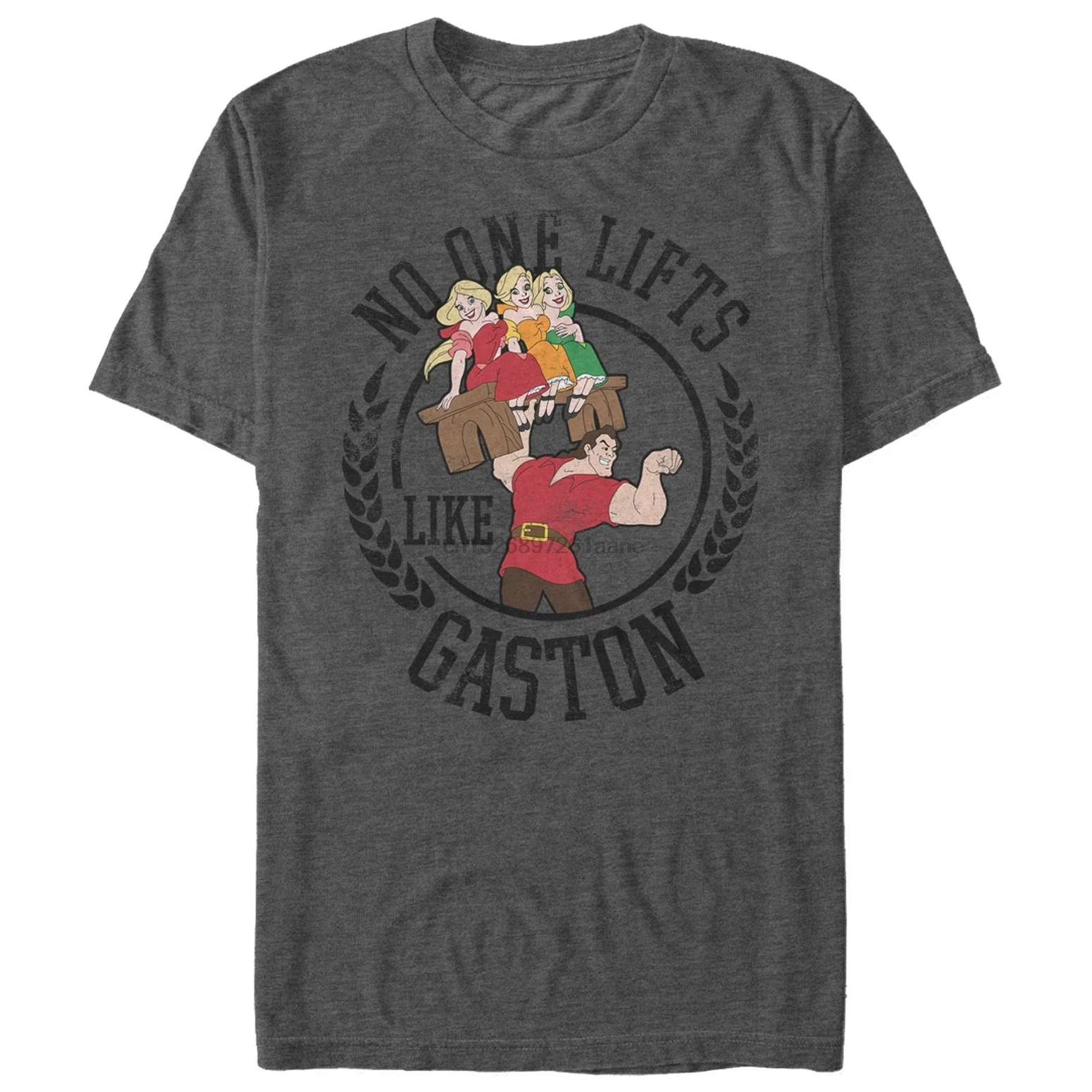 

Beauty and the Beast Lifts Like Gaston Mens Graphic T Shirt