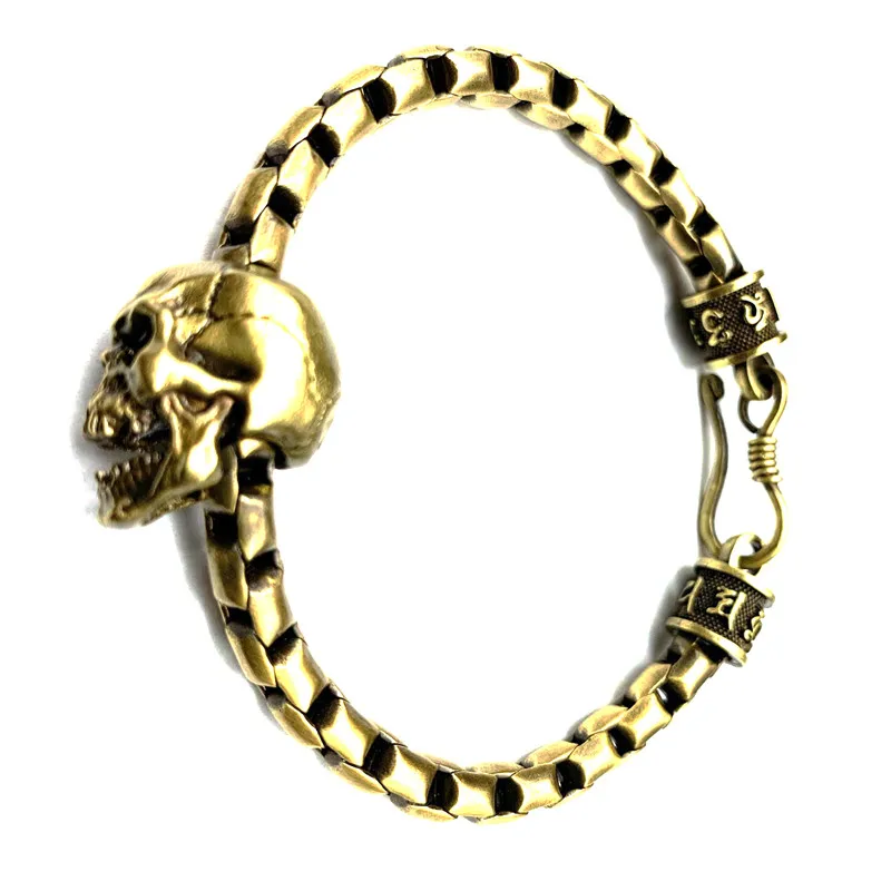 skull bracelet brass (13)