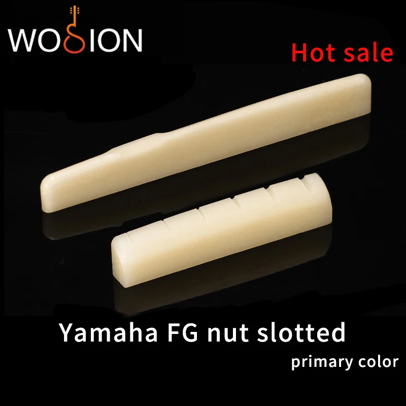 Guitar Nut Wosion Bovine Bone Primary Color Acoustic Classical Slotted Various Sizes
