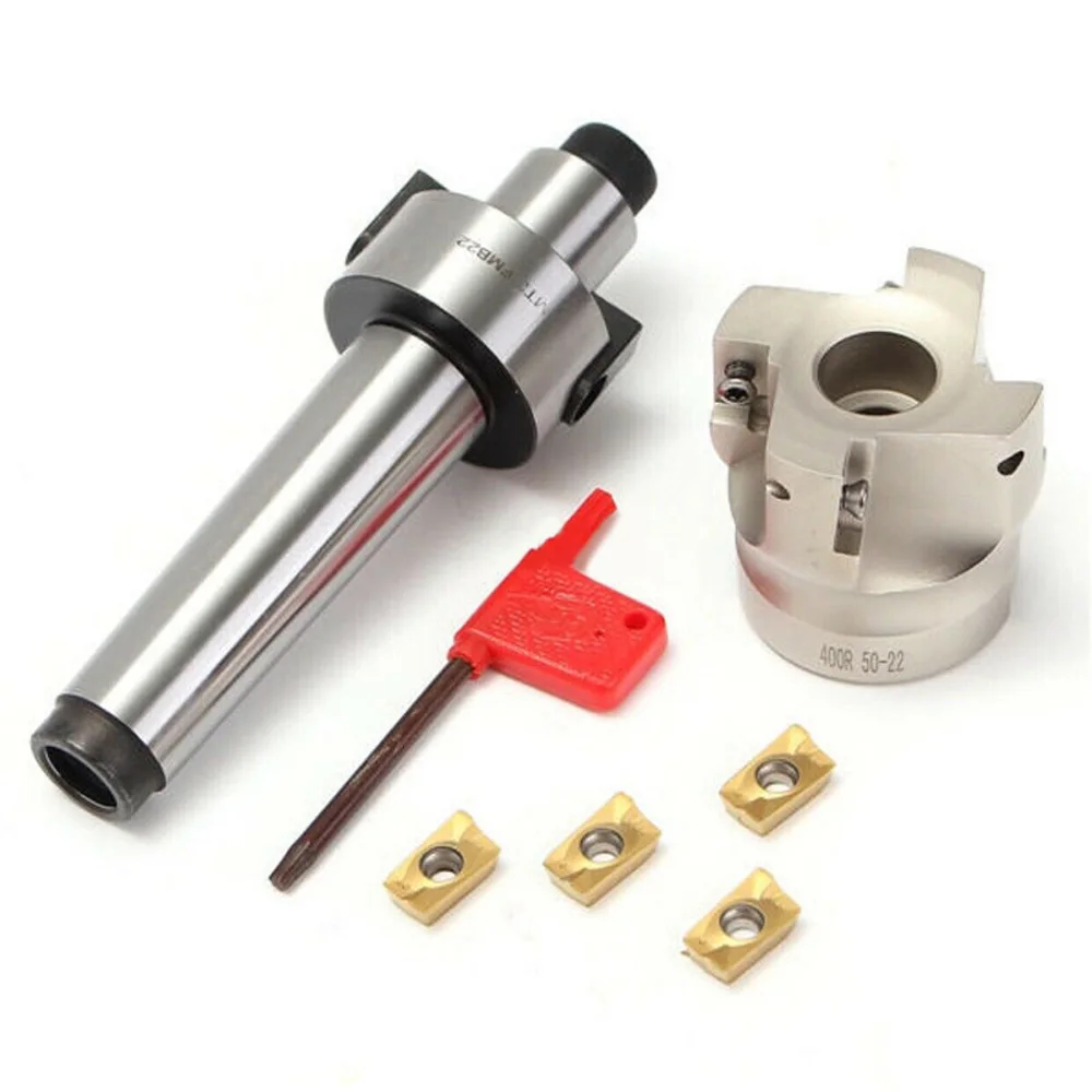 

MT3 FMB22 Shank 400R Face CNC End Milling+APMT1604 Carbide Inserts Part Set Kit