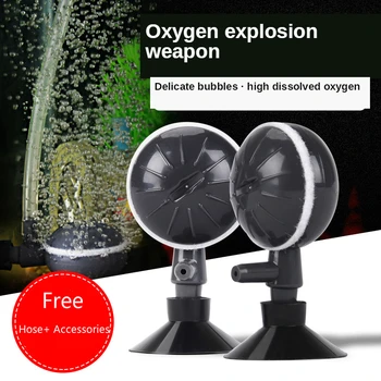 

Aquarium Accessories Fish Tank Nano Bubble Plate, Oxygen Bubble Generator Refinement Nano Bubble Stone Atomizer Bubble Stone