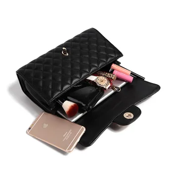 

New women's bag classic European and American women's bag ringer pattern chain bag shoulder bag