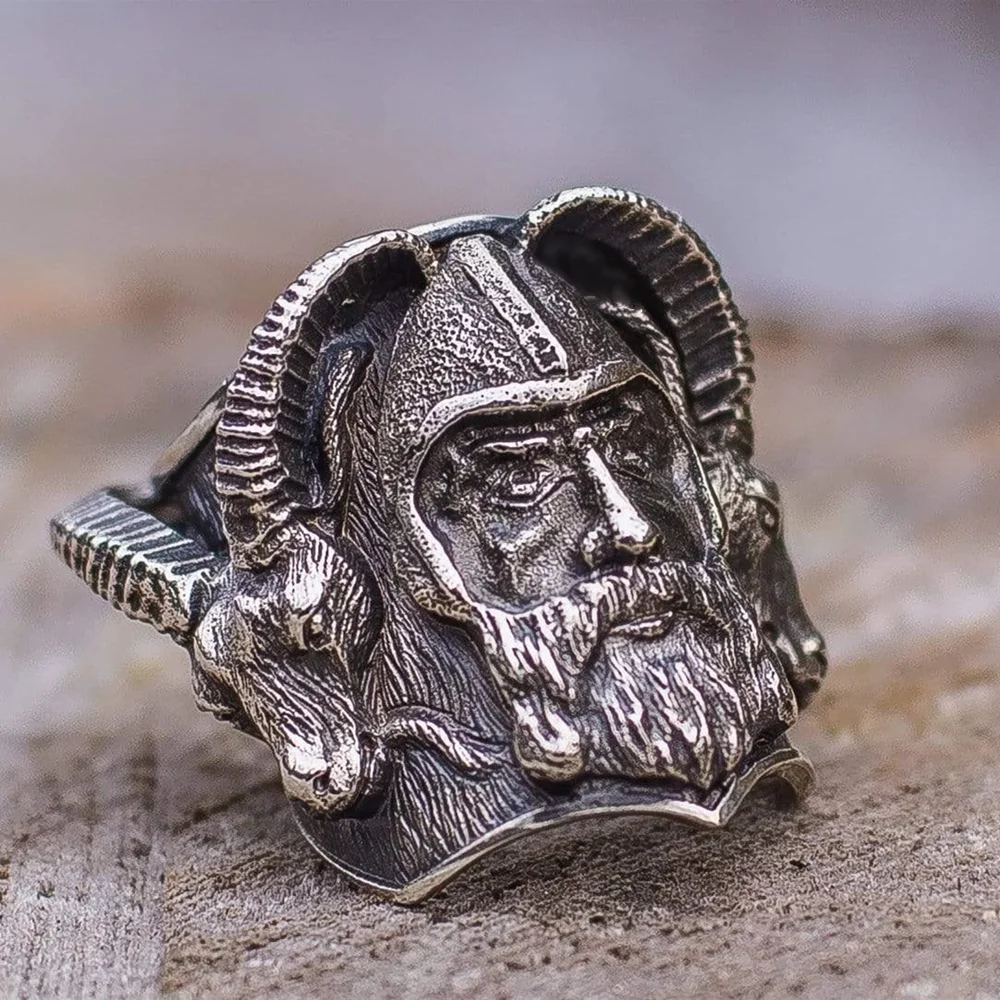 EYHIMD уникальное кольцо викинга из нержавеющей стали мужской скандинавский череп