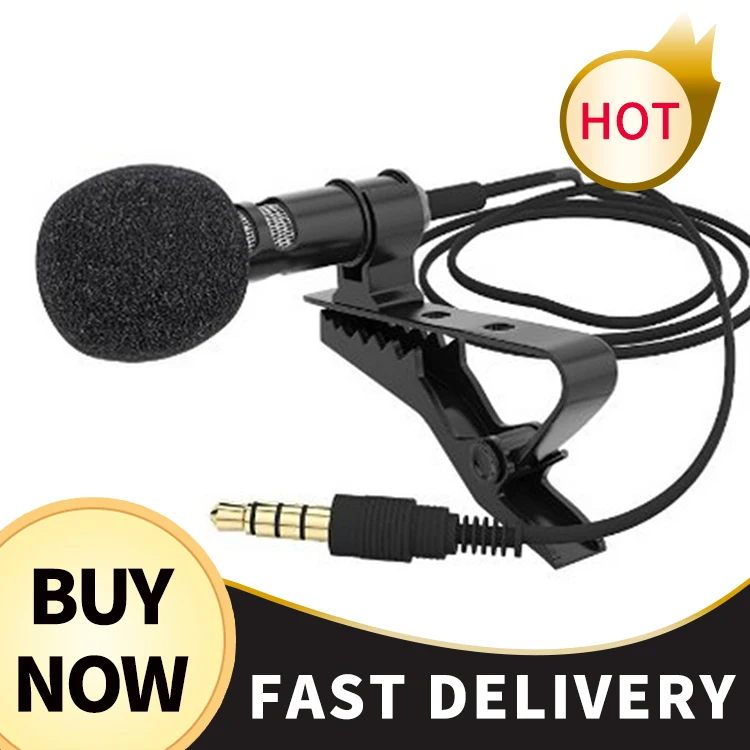 Andoer GW-510C Мини Портативный пристегивающийся на лацкан петличный конденсаторный
