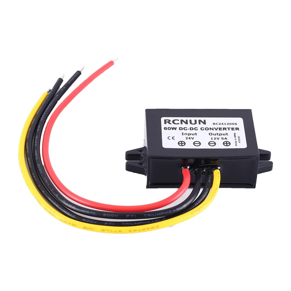 Водонепроницаемый DC-DC Шаг вниз Питание модуль 12 V/24 V/36 V-12 V 5A бак Напряжение конвертер для вождения Регистраторы