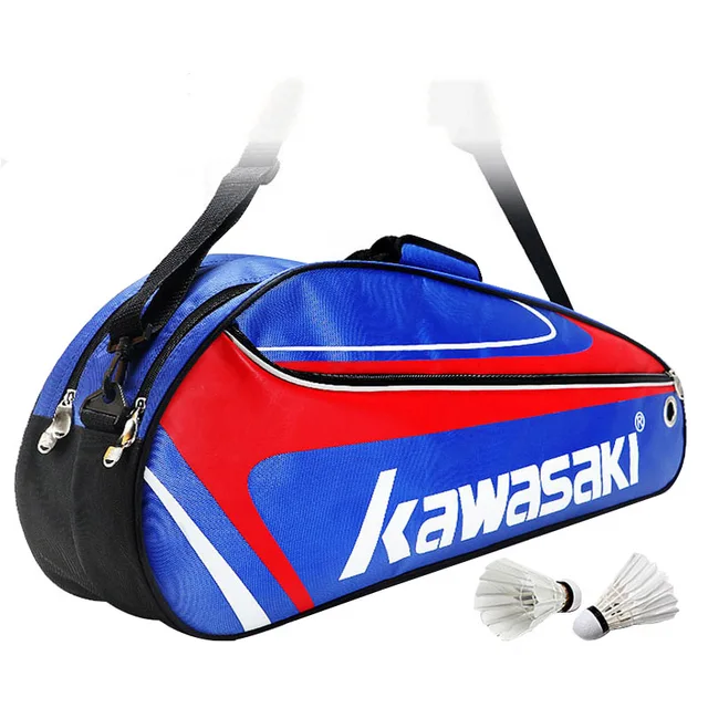 US $20.18 Badminton Racket Bag Waterproof Single Shoulder Squash Racquet Team Sports Bags Can Hold 3 Rackets 