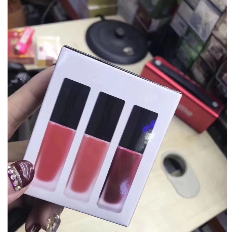 

New Lip glaze Makeup Matte Liquid Lip Colour 3pcs*6ml Set New Sealed
