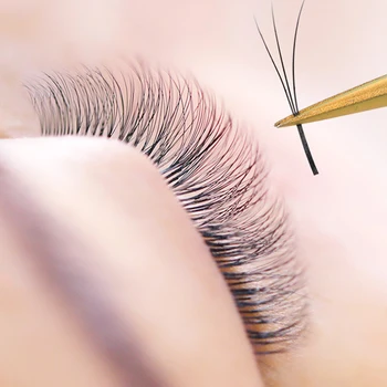 

eyelash extention Premade Volume Wide fans 3d long root Russian Volume Professional make up tool Eye lashes Faux Mink lash