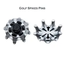 14 шт./компл. обувные насадки с шипами для гольфа с/не отверстие быстрая спираль Гольф Обувные Гвозди серо-черный Замена портативные Обувные гвозди