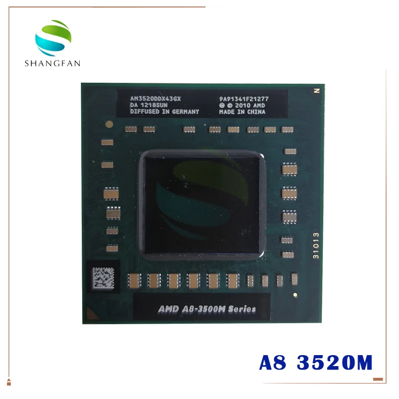 Laptop CPU A8-Series-Socket A8-3520m AM3520DDX43GX AMD FS1 Quad-Core