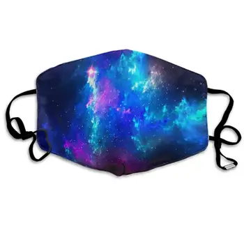 

CIGOCI Mouth Masks Galaxy Nebula Earloop Face Mask - Adjustable Elastic Strap for Travel Cleaning, Anti Smog Dustproof