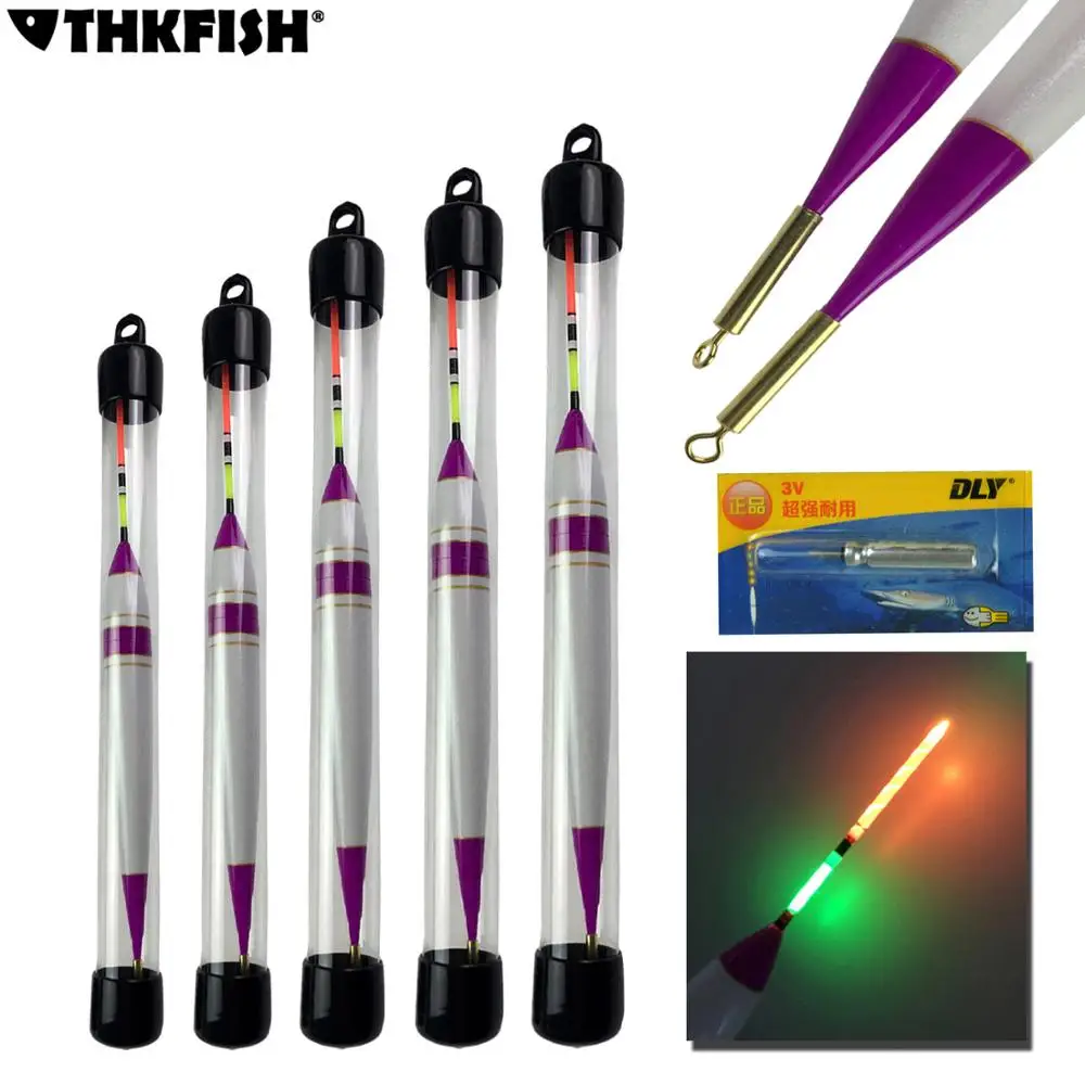 1 шт. 4g 11g #0 8 #3 светодиодный поплавки для рыбалки Balsa Wood Lighting электронный