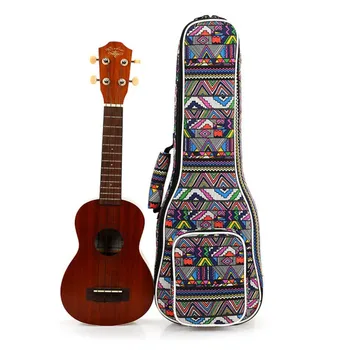 

Musical Instruments Bag Ukulele National Wind Yukeli Liqin Bag Shoulder Belt Design Suitable Travel Outdoor Performance Training