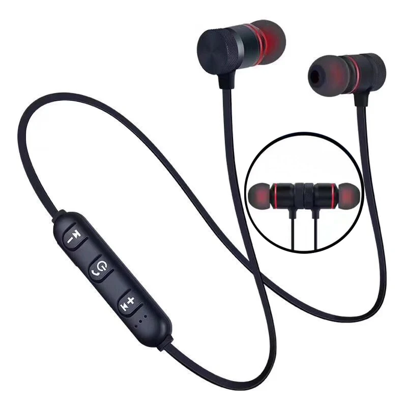 Y10 Bluetooth наушники беспроводные наушники шейные спортивные наушники для IOS, Android, всех умных устройств - Цвет: Black