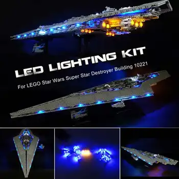 

1 set Lighting LED Light Up Kit For Star- Wars Series Super Star Destroyer Building Block Light Set Compatible with 10221