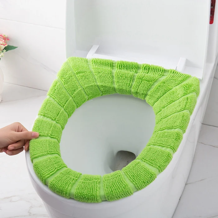 Мягкая ванная комната туалет сидение для унитаза моющийся теплый коврик чехол подушка аксессуары для ванной BJStore