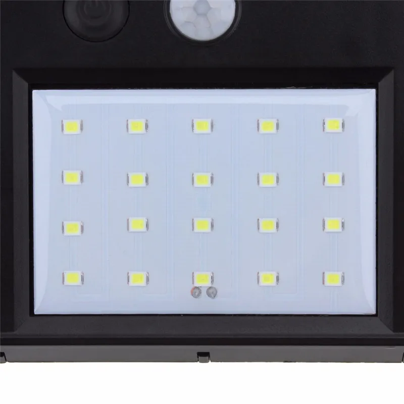 1-8pcs 20LEDs Solar Power Light Motion Sensor Wall Lighting Outdoor Garden Decoration Fence Stair Pathway Yard Waterproof Lights
