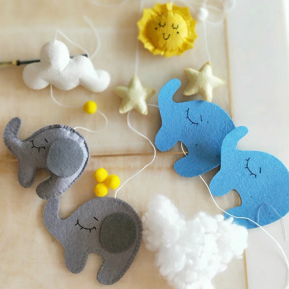 Baby Toys 0 12 Months Baby Rattles Bracket Set DIY Handmade Crib Holder Bed Bell Toy 4