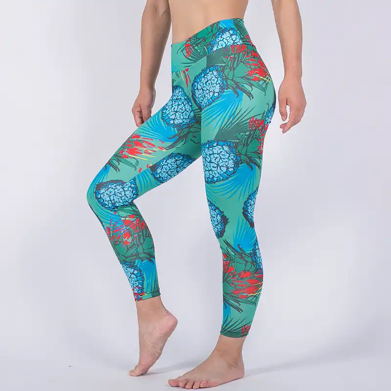 pineapple workout pants