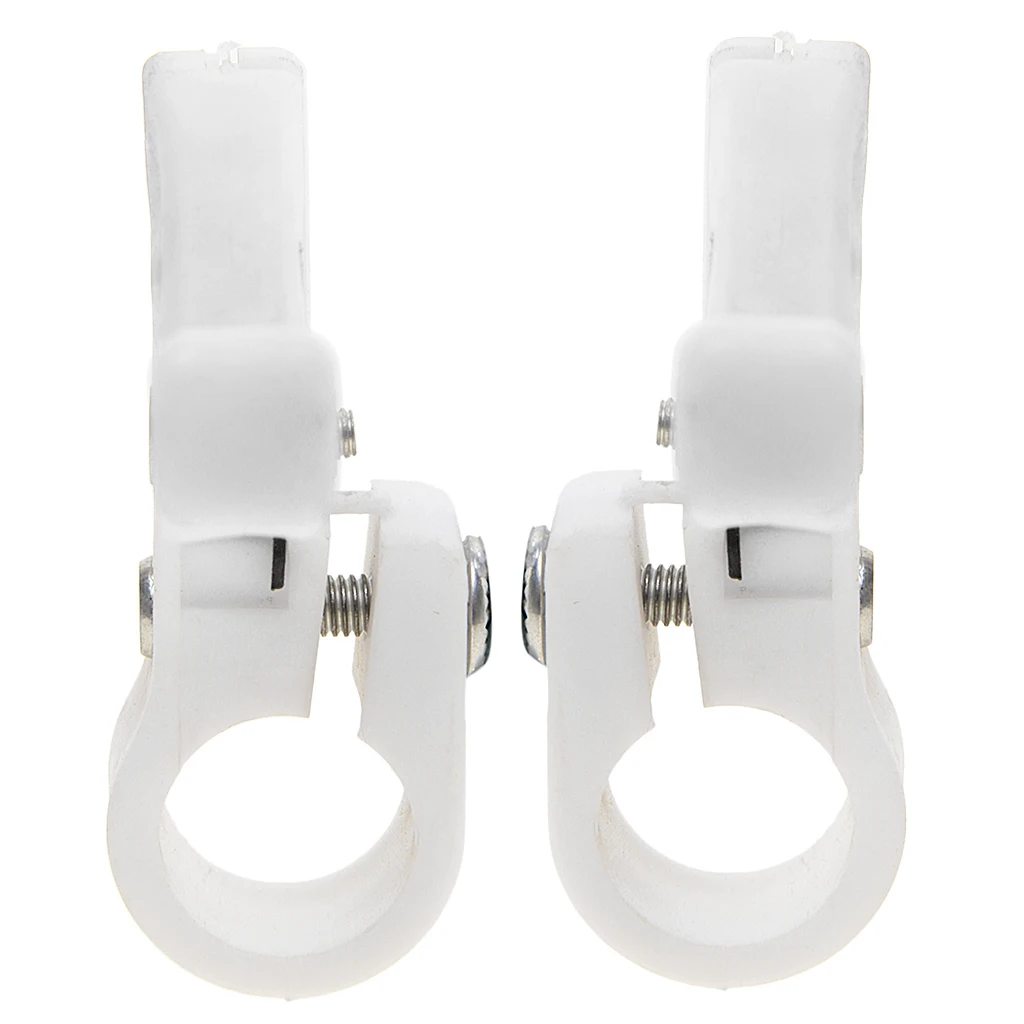 Children Kids Universal Lightweight Twin Bicycle Bike Brake Levers Set White Children Kids Universal Lightweight Twin Bicycle Bike Brake Levers Set White