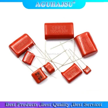 

10PCS 100V471J 2000V104J 250V225J 250V475J 400V104J 400V684J 450V225J 450V105J 630V223J CBB Polypropylene film capacitor new