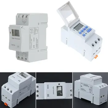 

12V/220V AC 50-60Hz Electronic Light Switch Weekly Programmable LCD Digital Timer Electronic Switch Relay Timer ControllerTool