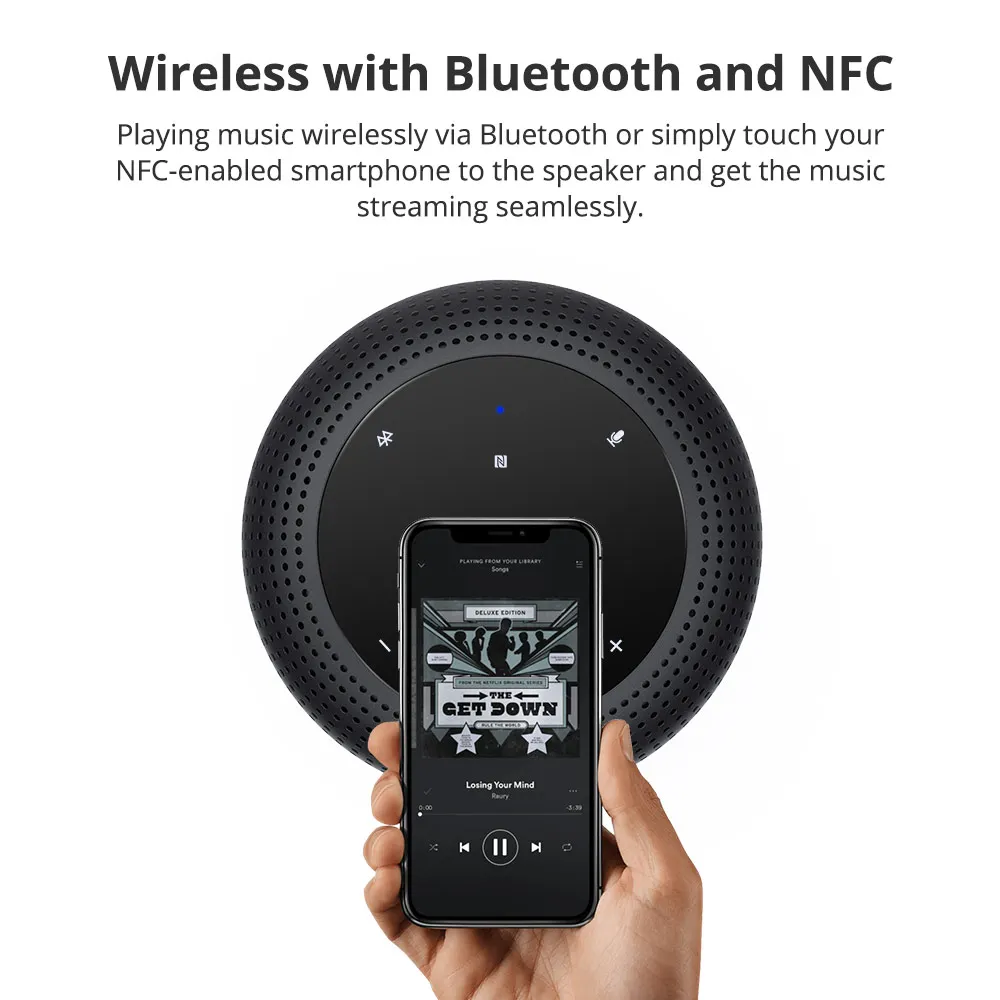 Tronsmart T6 Max Bluetooth 5.0 Speaker 60W 360 Degree Surround Sound Home Theater Column TWS Voice Assistant NFC IPX5 Deep Bass (9)