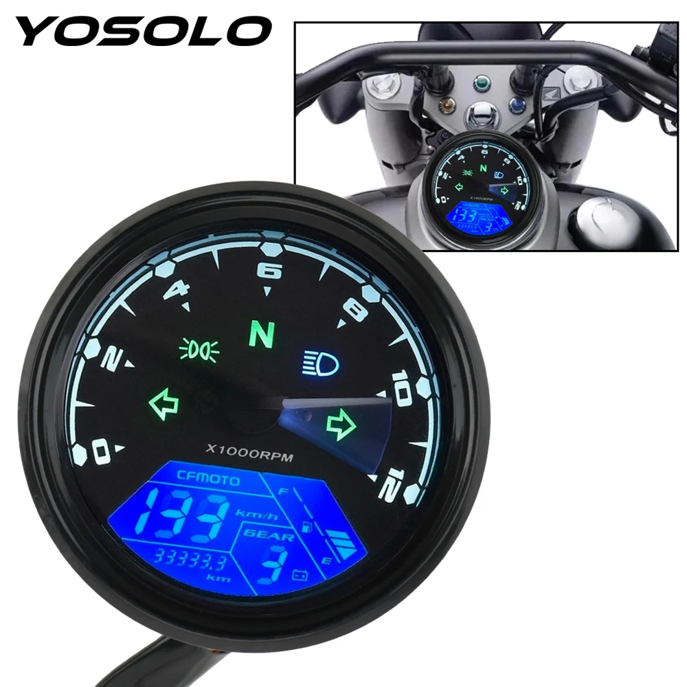 Многофункциональный цифровой тахометр Универсальный светодиодный индикатор