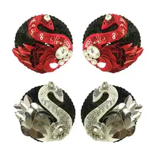 Новинка, сексуальная наклейка на груди, лебедь, День Святого Валентина, блестки на соски, чехлы на грудь, стразы, на грудь, на грудь, наклейка на сосок для женщин и девушек