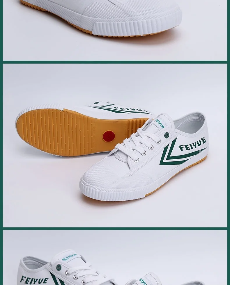 French Version Feiyue Shoes Men Women Canvas Shoes Breathable Sneakers Men Flats Chinese Kungfu Shoes Wushu Martial Arts Slipper