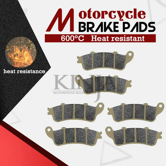Motorcycle Accessories Moto Front Rear Brake Pads For HONDA ST1300 2002-2007 GL1800 Goldwing 2001-2013 | Автомобили и мотоциклы