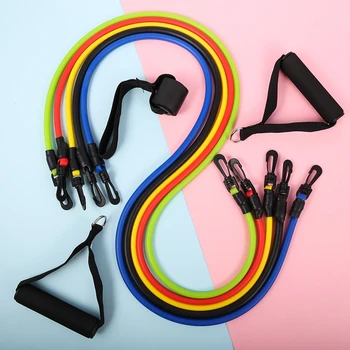 

Yoga Pull Rope Resistance Bands Fitness Tubes Rubber Elastic Bands Pilates Exercise Equipment Gym Stretch Training Belts Puller