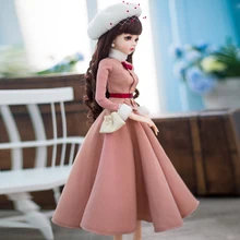 

24" Height 1/3 BJD Doll Girl Toys with Full Set Eyes Wigs Upgraded Makeup Elegant Doll Toys
