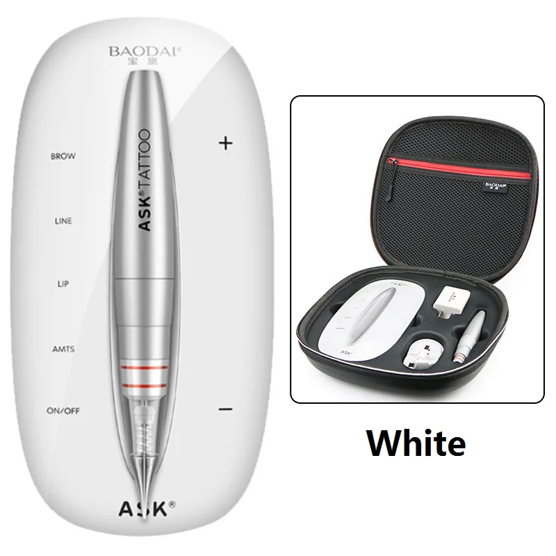 

Профессиональная цифровая тату-машинка ASK baodai, машинка для перманентного макияжа, ручка для бровей и губ, вращающийся тату-пистолет