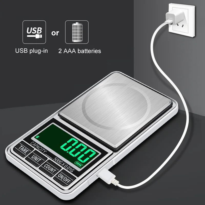 

HOT Mini Precision 0.01g /0.1g pocket Digital Scales for Gold Bijoux Sterling jewelry weight Balance Gram Electronic Scales