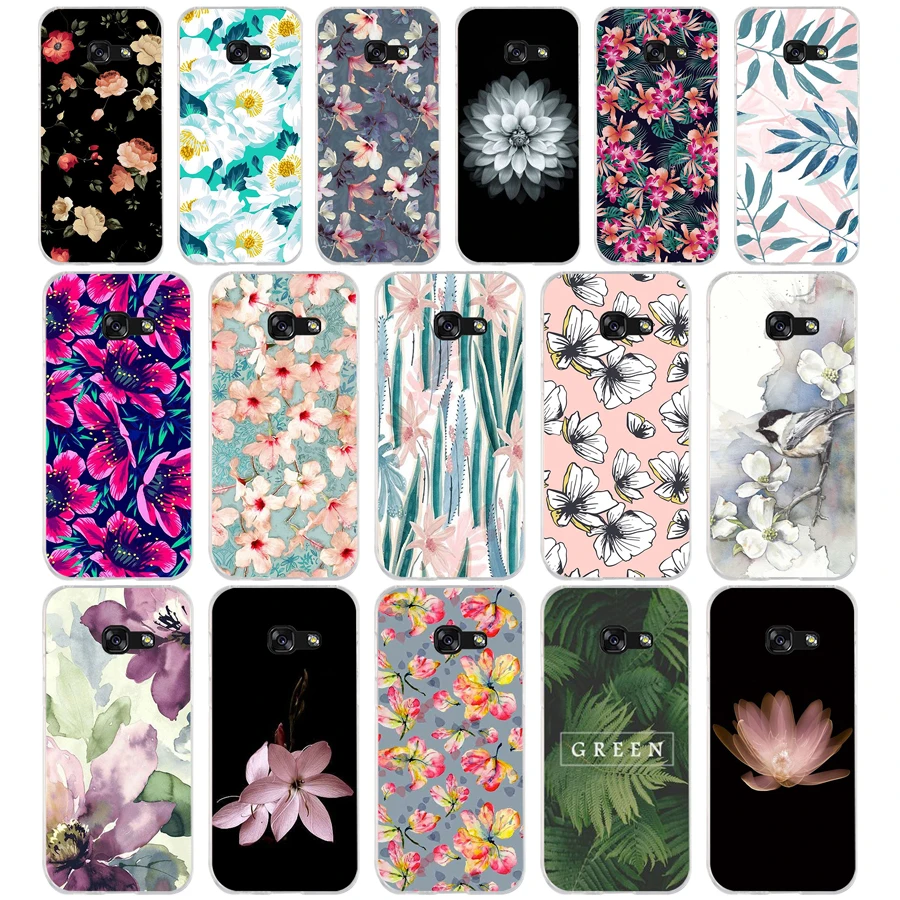 168Sd Relief Flower Custodia Morbida In Silicone Tpu Cover Per Samsung A3 2016 A5 2017 A6 Plus A7 A8 A9 Star Lite S 6 7 8 9