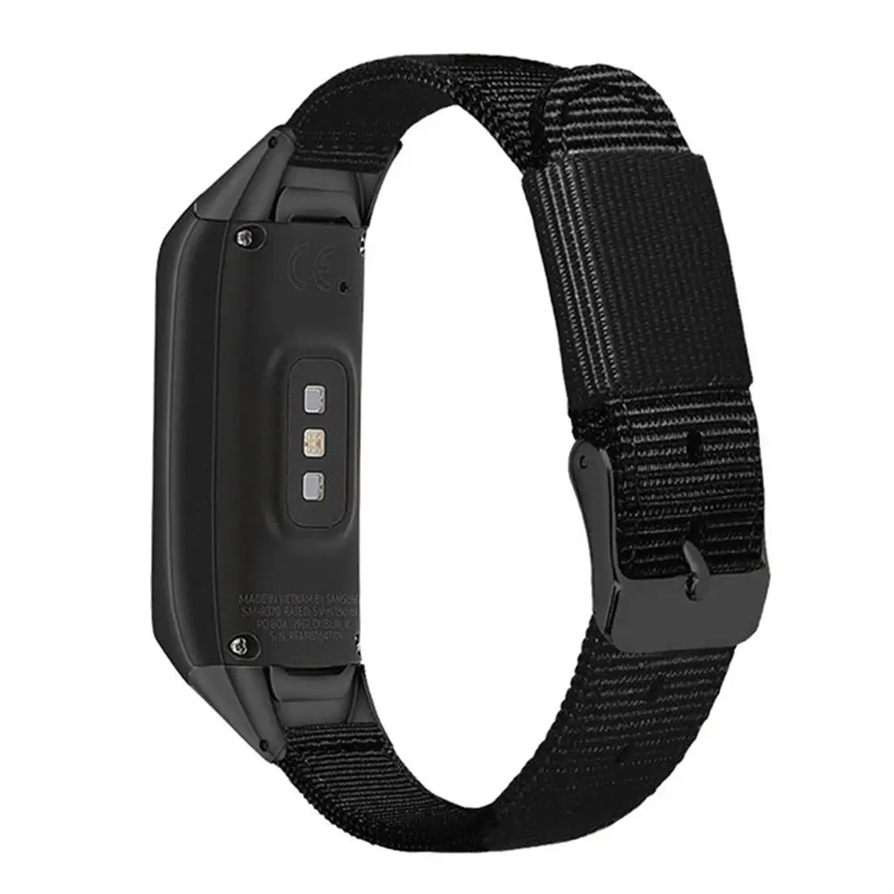 12 мм нейлоновый сменный Браслет для samsung Galaxy Fit SM-R370 спортивный наручный ремешок для часов Ремешок Смарт Браслет аксессуары