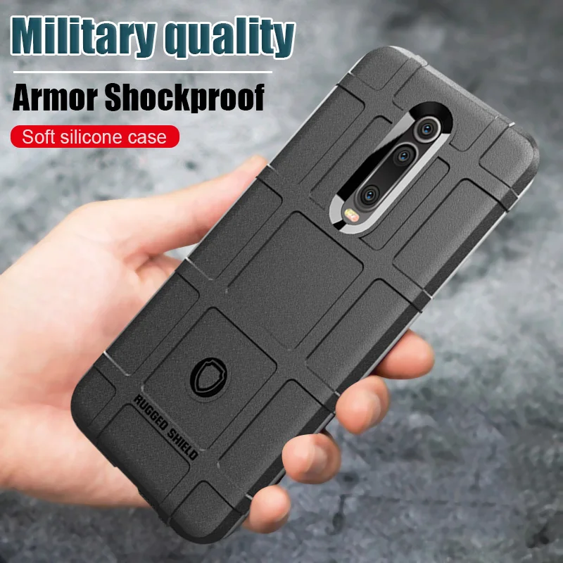 

mi 9T case For xiaomi mi 9T case Anti-shock Shockproof Armor Rubber Bumper Back Phone Cover For xiaomi mi 9T case mi9T Fundas