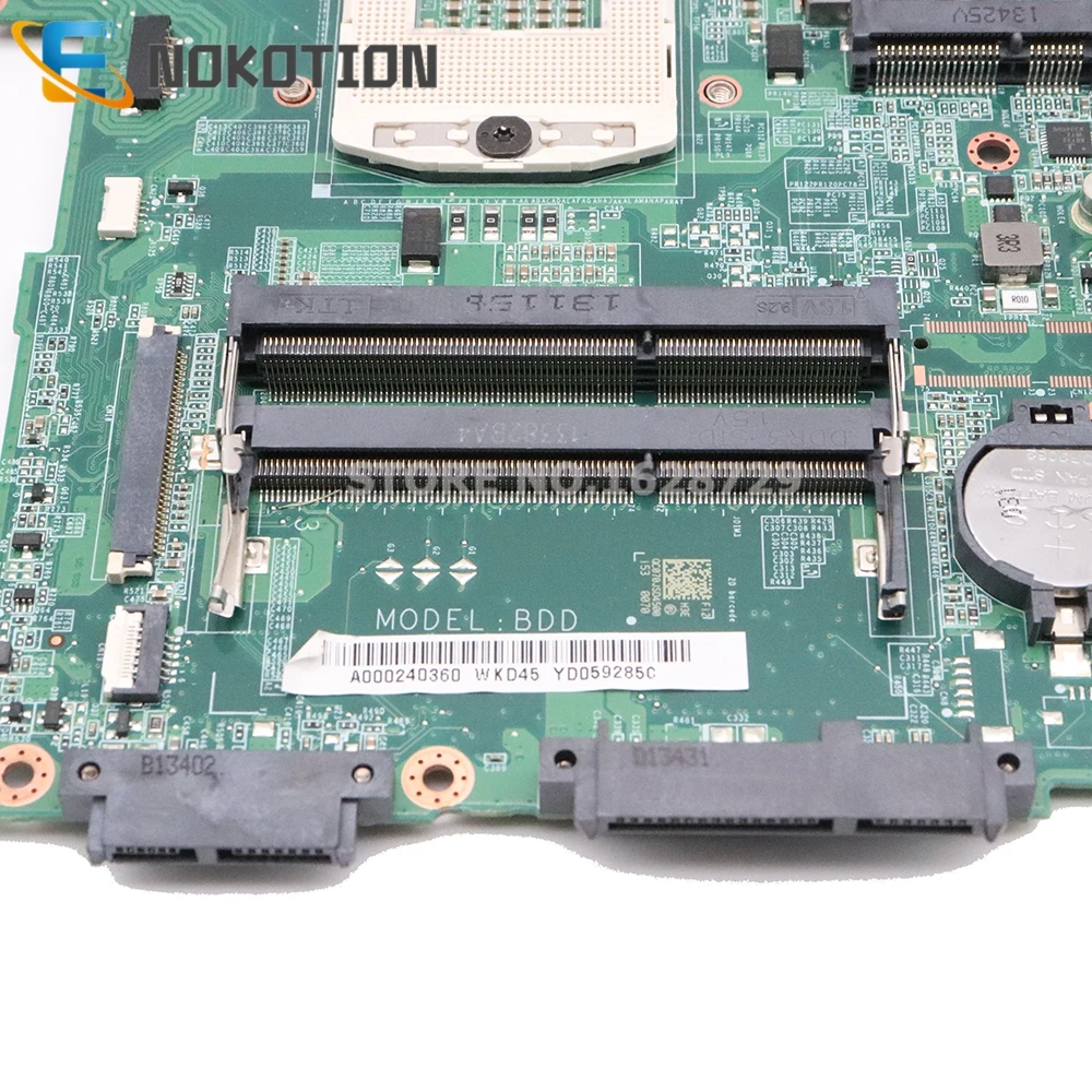 incredible  NOKOTION DA0BDDMB8H0 A000240360 For Toshiba Qosmio X70 X75 X75-A7170 laptop motherboard 17.3 inch w
