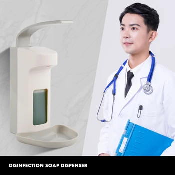 

Hand Soap Dispenser Wall Mount Liquid Hand Washer 500ml Soap Dispenser Sterilizing Hands Cleaning for Kitchen Hotel