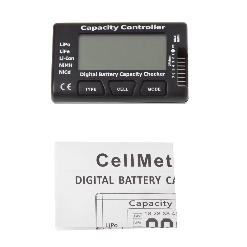 Падение# RC CellMeter-7 цифровой проверки емкости батареи для LiPo LiFe Li-Ion Nicd NiMH