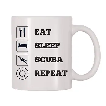 

Eat, Sleep, Scuba, Repeat Mug (11 oz)