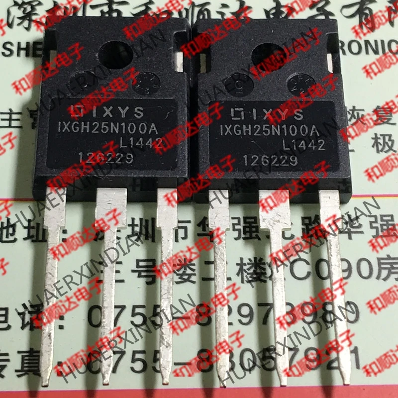 10 шт./лот, новое и оригинальное IXGH25N100A TO-247 IGBT 1000V 25A