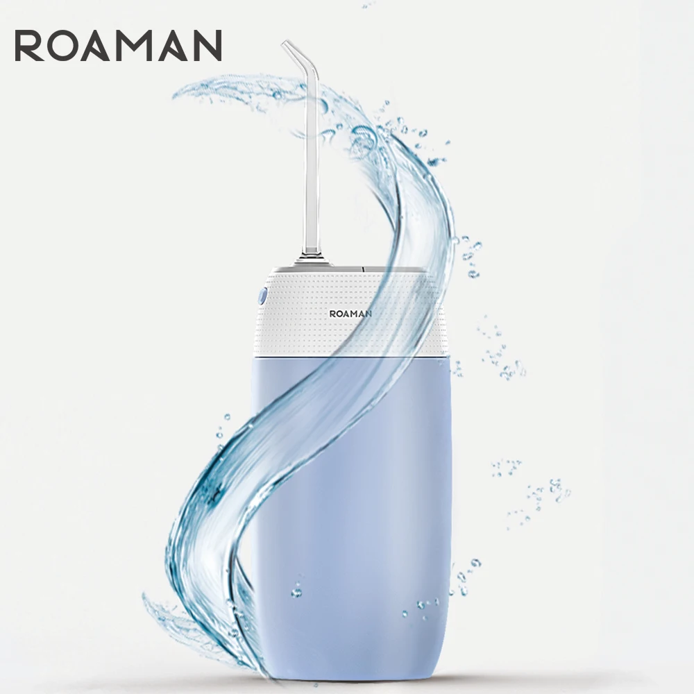 ROAMAN MINI1 Oral Irrigator USB Rechargeable Water Flosser Portable Dental Water Jet 120ML Water Tank Waterproof Teeth Cleaner