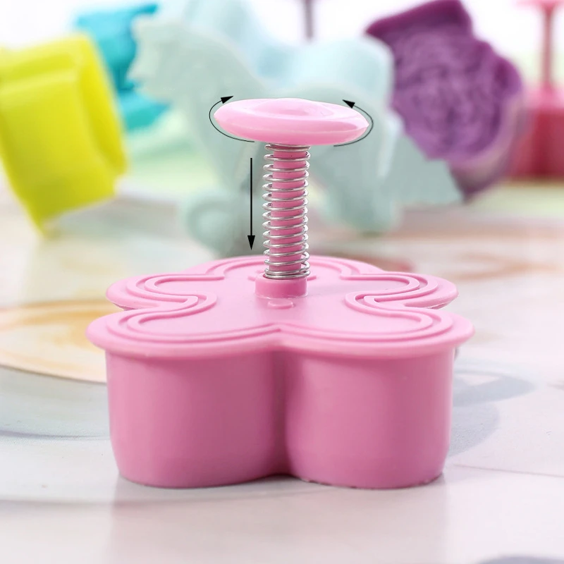 Play Dough Tools Slime Kit Modelling Clay 4pcs 3D Slimes Mold Tool Sets For Children